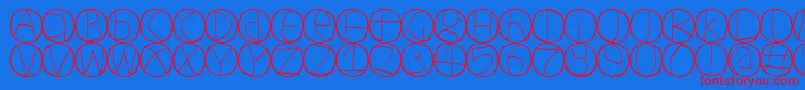 Circulum-fontti – punaiset fontit sinisellä taustalla