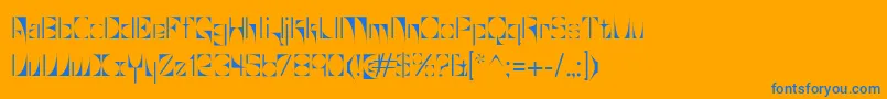 Подробнее о шрифте Glaukous Шрифт Glaukous – синие шрифты на оранжевом фоне
