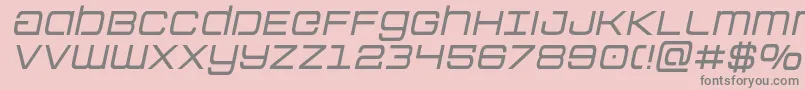 Colonymarinessemital Font – Gray Fonts on Pink Background