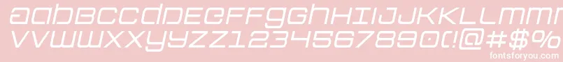 Colonymarinessemital Font – White Fonts on Pink Background