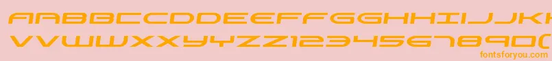 Antietamsemital Font – Orange Fonts on Pink Background