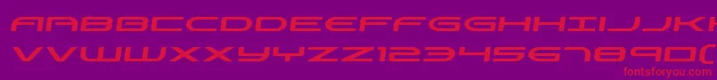 Antietamsemital Font – Red Fonts on Purple Background