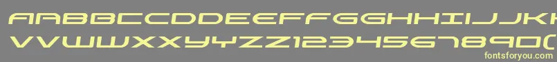 Antietamsemital Font – Yellow Fonts on Gray Background