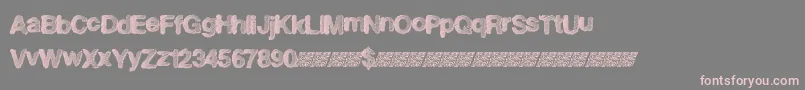 Superfreak Font – Pink Fonts on Gray Background