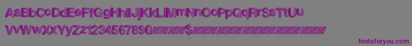 Подробнее о шрифте Superfreak Шрифт Superfreak – фиолетовые шрифты на сером фоне