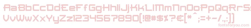 Skir Font – Pink Fonts on White Background