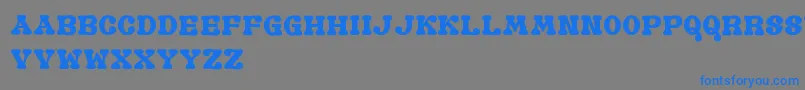 GomariceOldBook Font – Blue Fonts on Gray Background