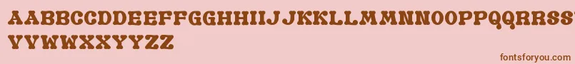 GomariceOldBook Font – Brown Fonts on Pink Background