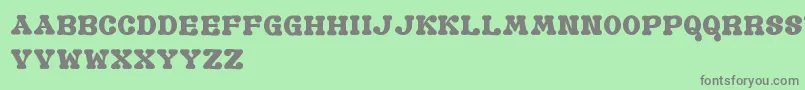 Шрифт GomariceOldBook – серые шрифты на зелёном фоне