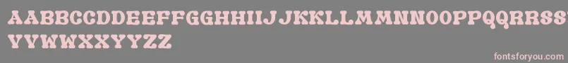 GomariceOldBook Font – Pink Fonts on Gray Background