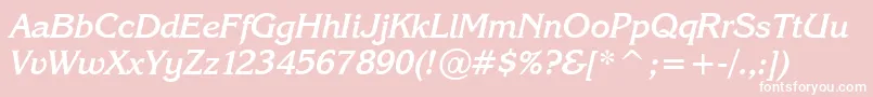 More about Karinabi Font Karinabi Font – White Fonts on Pink Background