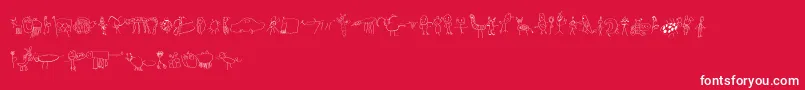 FfcIndo Font – White Fonts on Red Background