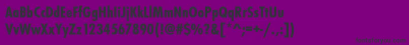 Futurateebolcon Font – Black Fonts on Purple Background