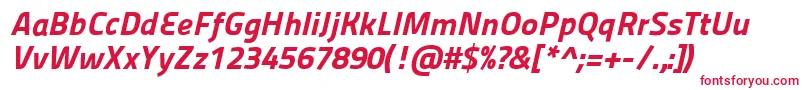 Panefresco999wtItalic Font – Red Fonts