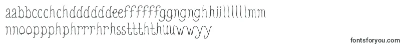 Шрифт QuirkyNots – валлийские шрифты
