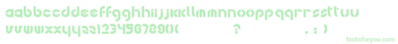 Bohemica Font – Green Fonts on White Background