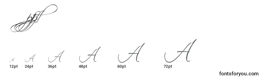 Scripalt Font Sizes