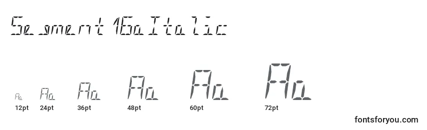 Segment16aItalic font sizes
