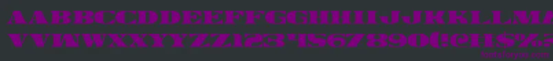 Legalv2 Font – Purple Fonts on Black Background