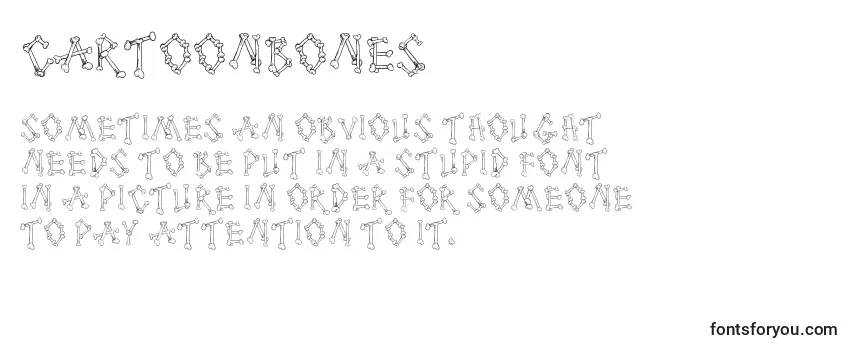 Обзор шрифта CartoonBones