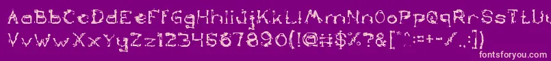 En savoir plus sur la police TheLazyDog Police TheLazyDog – polices roses sur fond violet