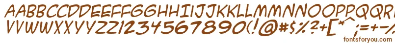 Acmesai Font – Brown Fonts on White Background