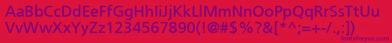 En savoir plus sur la police PfcatalogNormalUnicode Police PfcatalogNormalUnicode – polices violettes sur fond rouge