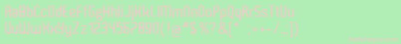 AldoPc Font – Pink Fonts on Green Background