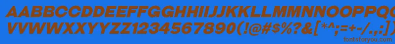 Más sobre la fuente GalderglynnTitlingBlIt fuente GalderglynnTitlingBlIt – Fuentes Marrones Sobre Fondo Azul