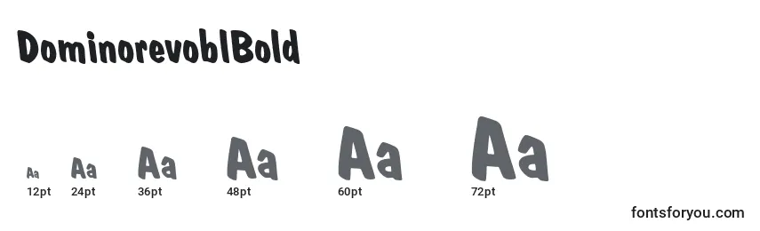 DominorevoblBold Font Sizes