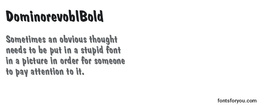 DominorevoblBold Font