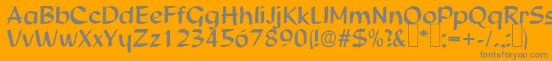 Más sobre la fuente S850ScriptRegular fuente S850ScriptRegular – Fuentes Grises Sobre Fondo Naranja