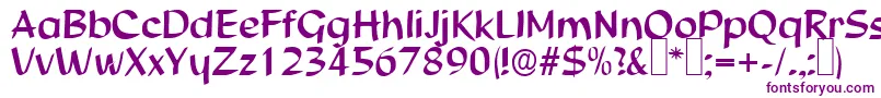 S850ScriptRegular-Schriftart – Violette Schriften