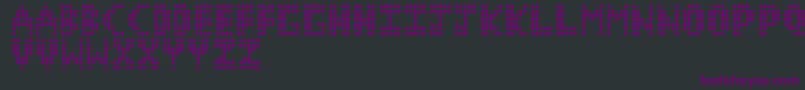 CorruptPixel1 Font – Purple Fonts on Black Background