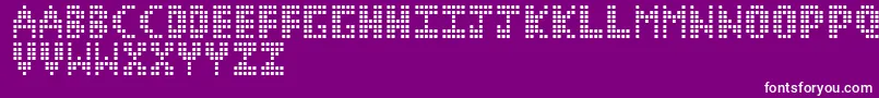 CorruptPixel1 Font – White Fonts on Purple Background