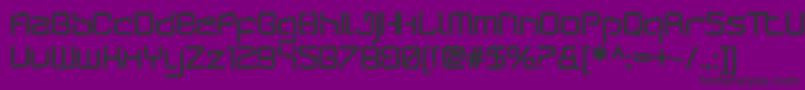 ArcticpatrolUltra Font – Black Fonts on Purple Background