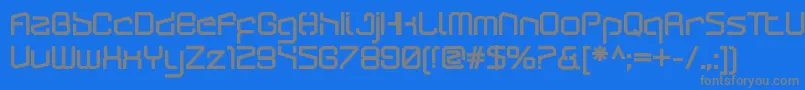 fuente ArcticpatrolUltra – Fuentes Grises Sobre Fondo Azul