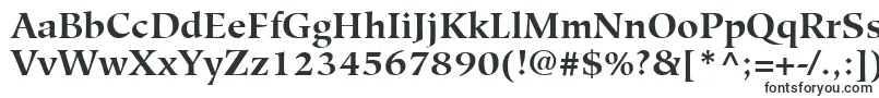 Шрифт HiroshigeLtBold – буквенные шрифты