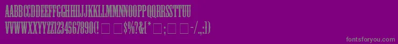 Weitere Informationen zur PlugSsi-Schriftart PlugSsi-Schriftart – Graue Schriften auf violettem Hintergrund