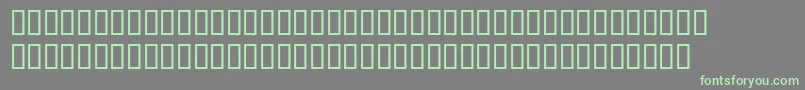 Seriousr4b Font – Green Fonts on Gray Background