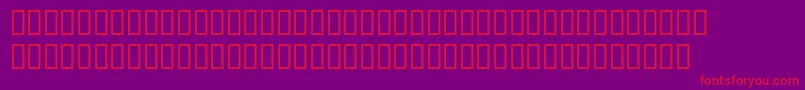 fuente Seriousr4b – Fuentes Rojas Sobre Fondo Morado