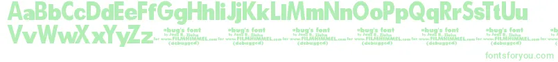 A Bugs Life Debugged Font – Green Fonts