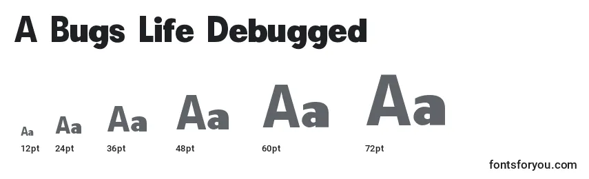A Bugs Life Debugged Font Sizes