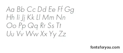 FuturalightcItalic Font
