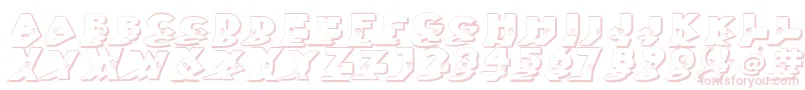 Mirrorchicken Font – Pink Fonts on White Background