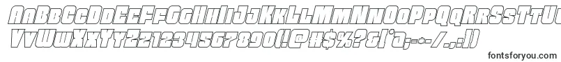 Шрифт Funkmachineoutital – фигурные шрифты