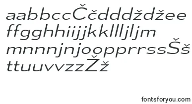 MesmerizeExLtIt font – slovenian Fonts