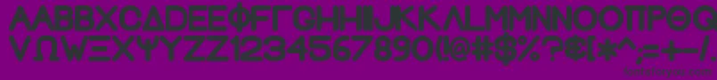 GreekhouseFathouse2 Font – Black Fonts on Purple Background