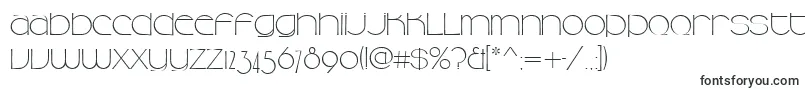 Шрифт Camelliadee – широкие шрифты