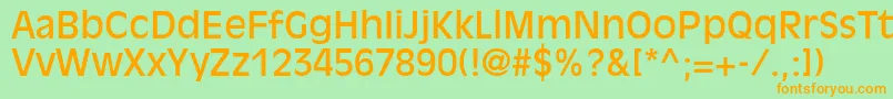 AntiqueolivestdRoman Font – Orange Fonts on Green Background